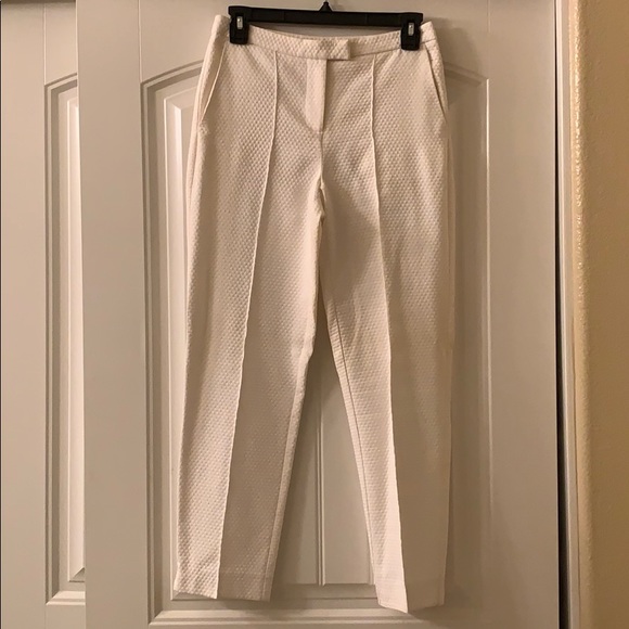 Topshop Pants - White cropped jeans